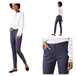 Loft Julie Ankle Trousers - Size 10 - Gray - Skinny/Stretch